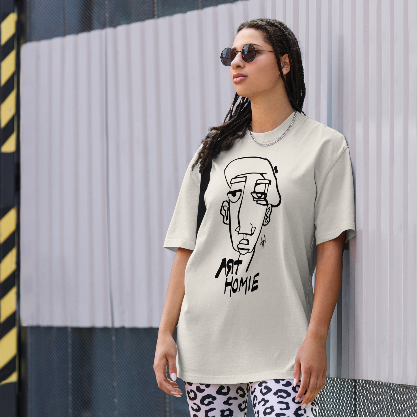 "Art Homie" Oversized Tee