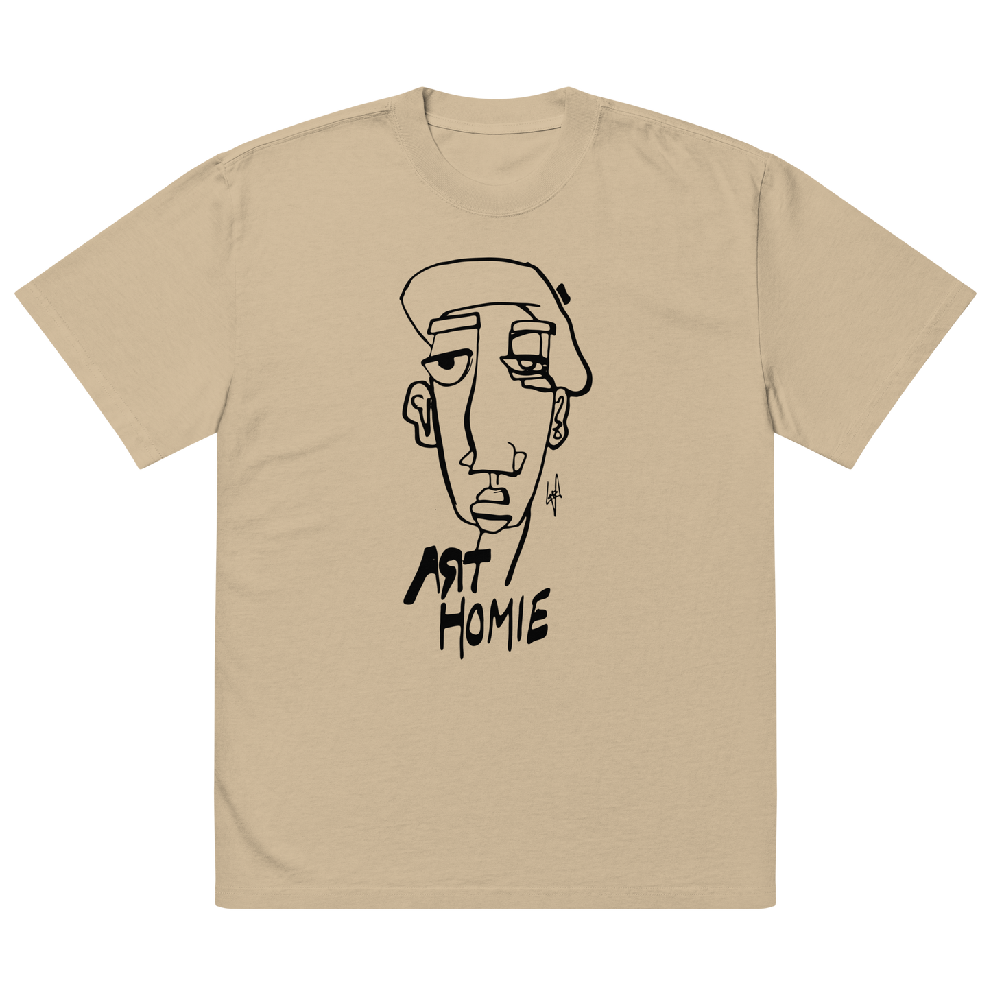 "Art Homie" Oversized Tee